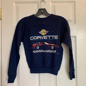 Vintage 1985 Corvette crewneck sweatshirt kids M